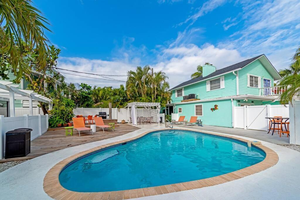 Walk To The Beach - Island Villa Siesta Key Exterior foto